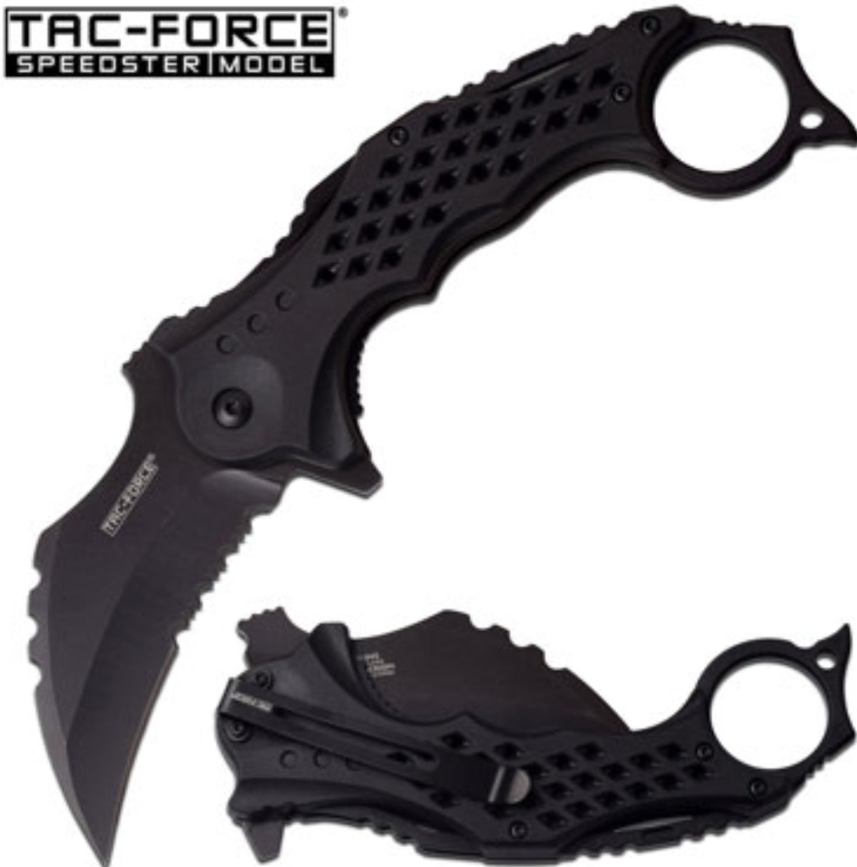 TAC FORCE TF-945BK SPRING ASSISTED KNIFE 5.5
