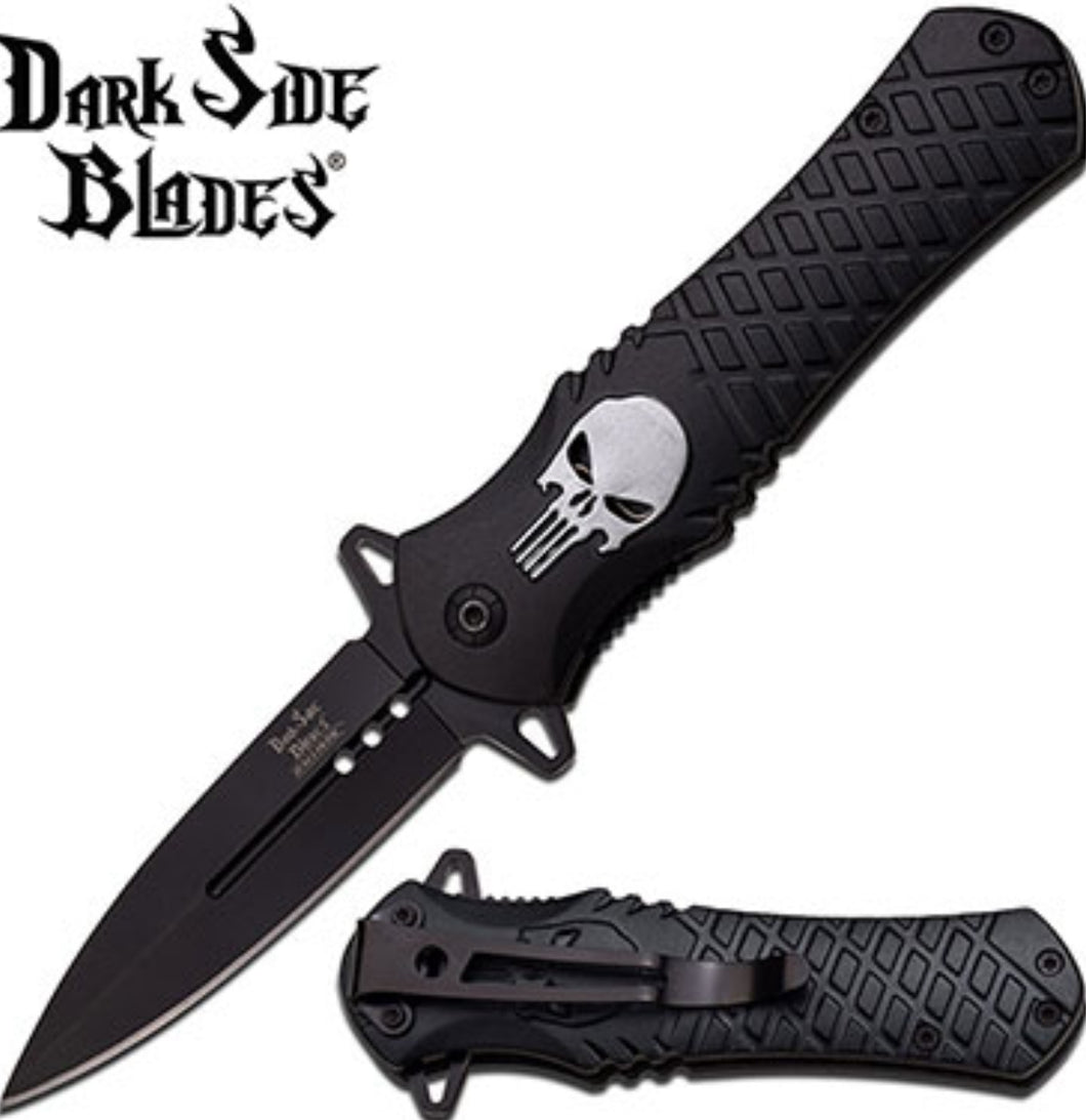 DARK SIDE BLADES DS-A014BK SPRING ASSISTED